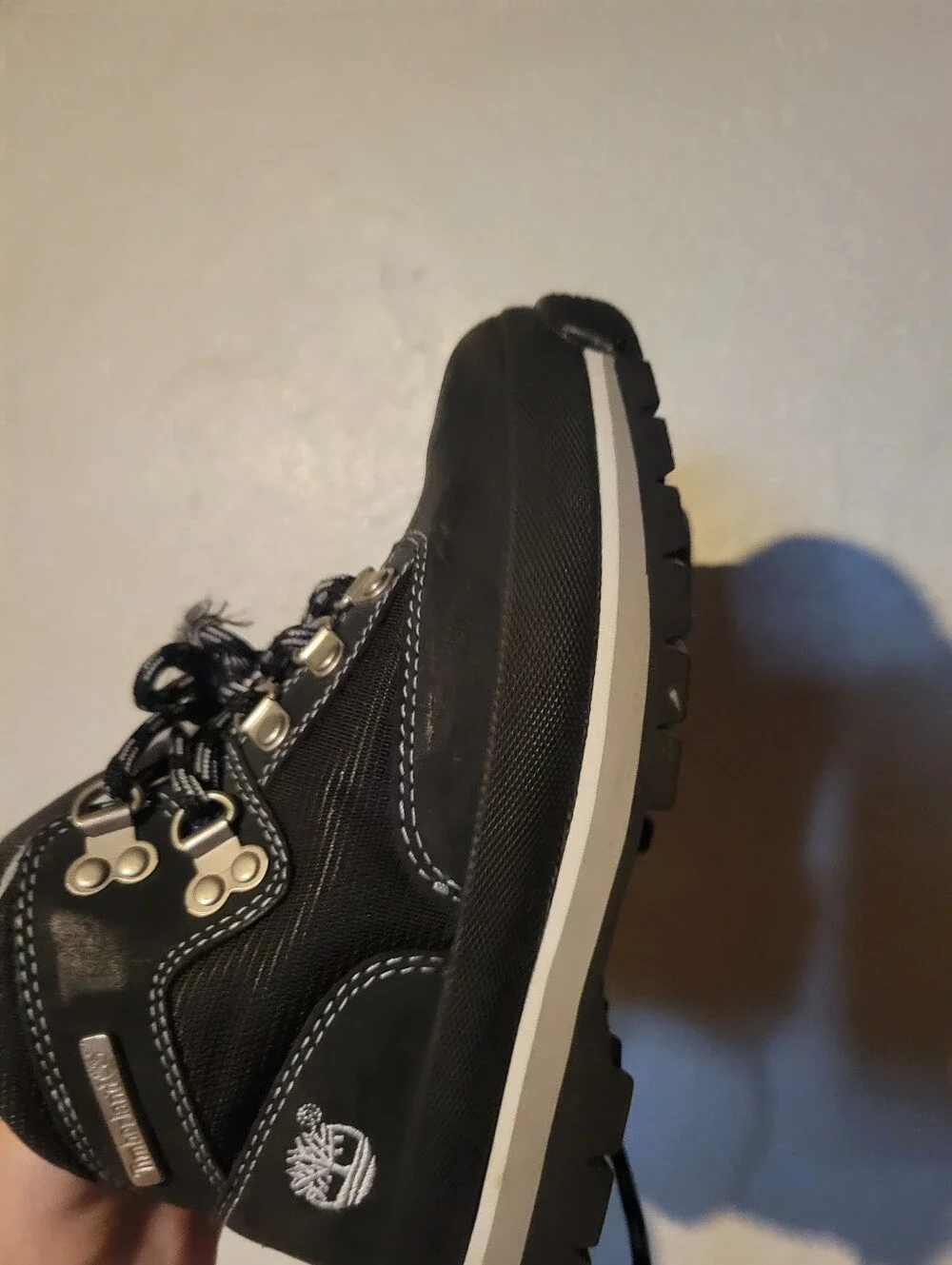 Boys Kids Timberland Euro Hiker Nubuck Boots Size 13.5